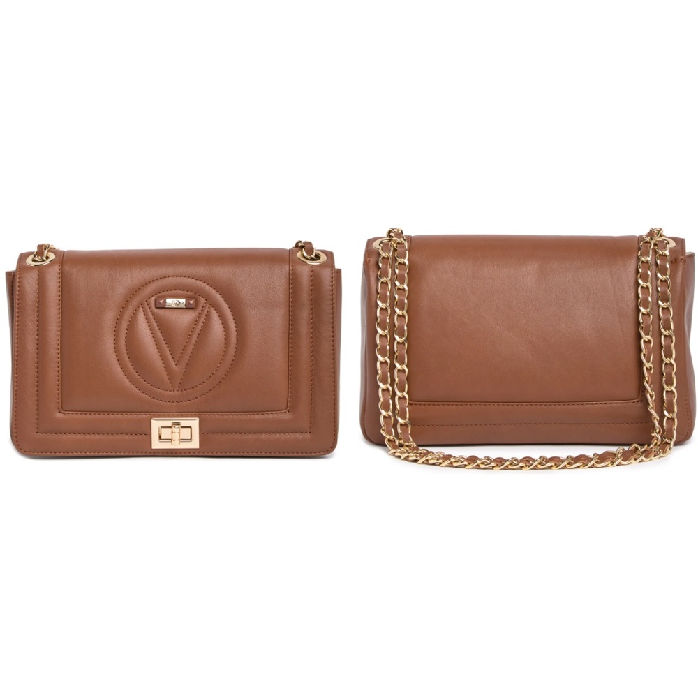 Valentino Shoulder Bag! Cognac Leather